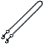 Victorinox ЦЕПОЧКА 38 СМ STEEL Victorinox ЦЕПОЧКА 38 СМ STEEL