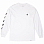 Nixon BREAKAWAY L/S TEE White Nixon BREAKAWAY L/S TEE White
