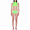 Glidesoul Top 0,5 with Front zipper Lime/Pink/Lemon Glidesoul Top 0,5 with Front zipper Lime/Pink/Lemon