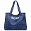 Roxy ALL THINGS PRT J TOTE MED BLUE SHIBORI NIGHTS SW Roxy ALL THINGS PRT J TOTE MED BLUE SHIBORI NIGHTS SW