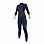 Mystic DIVA FULLSUIT 5/3MM DOUBLE FZIP WOMEN navy/lime Mystic DIVA FULLSUIT 5/3MM DOUBLE FZIP WOMEN navy/lime