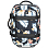 Roxy WHEELIE 2 J LUGG ANTHRACITE TROPICAL LOVE S Roxy WHEELIE 2 J LUGG ANTHRACITE TROPICAL LOVE S