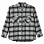 POLAR SKATE CO Flannel Shirt BLACK POLAR SKATE CO Flannel Shirt BLACK