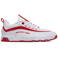 DC Legacy 98 Slim J Shoe WHITE/WHITE/TRUE RED