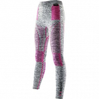 X-Bionic EVO Melange UW Pants Long Light Grey Melange/Raspberry