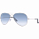 Ray Ban Aviator Large Metal SILVER/CRYSTAL GRADIENT LIGHT BLUE