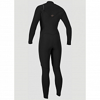 O'neill W Hyperfreak 5/4+ Chest ZIP Full BLACK