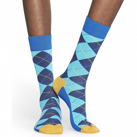 Носки Happy Socks Argyle Sock  A/S от Happy Socks в интернет магазине www.traektoria.ru - 2 фото