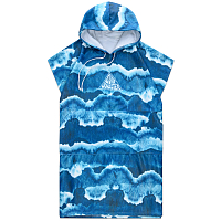 SURF SHELTER Carrapateira Poncho Indigo Shibori