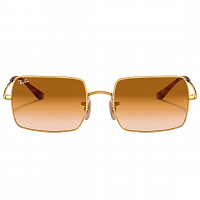Ray Ban Rectangle GOLD/CLEAR GRADIENT BROWN