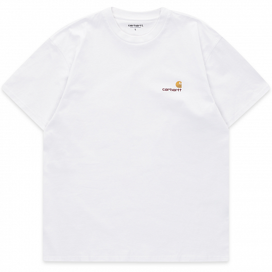 Carhartt WIP S/S American Script T-shirt  SS от Carhartt WIP в интернет магазине www.traektoria.ru - 1 фото