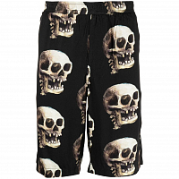 ENDLESS JOY Skull Shorts Black Multi