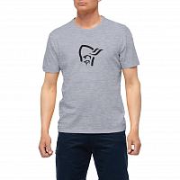 NORRONA Cotton Viking T-shirt M'S GREY MELANGE/CA