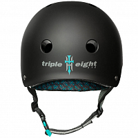 Triple Eight The Certified Sweatsaver Helmet - Tony Hawk BLK RBR