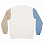 DC Riot Sweatshirt M LILY WHITE COLORBLOCK