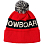 DC Chester Beanie Hdwr RACING RED