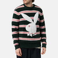 HUF Playboy Faux Mohair Sweater GREEN
