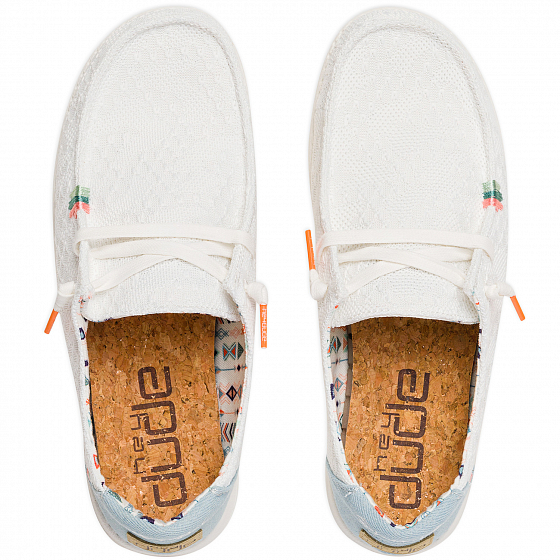 Мокасины Dude Wendy Boho White SS купить в интернет-магазине Траектория