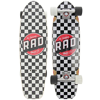 RAD Checkers Retro Roller BLACK/WHITE