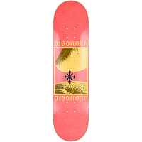 Disorder Skateboards Pinch OF Pain Deck SS23 PEACH/YELLOW
