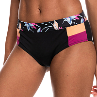 Roxy ACTIVE HIPSTER BIKINI BOTTOMS J ANTHRACITE FLORAL FLOW