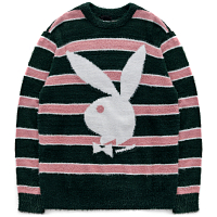 HUF Playboy Faux Mohair Sweater GREEN