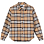 Stussy Quilted Lined Plaid Shirt COPPER