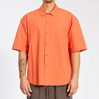 S.K. MANOR HILL Sage Shirt - Orange Cotton ORANGE