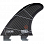 Ronix 4.0 IN - Floating Fin-s 2.0 Tool-less Fiberglass - Right Charcoal