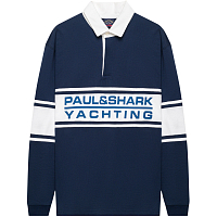 Paul & Shark Knitted L/S Polo BLUE