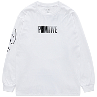 PRIMITIVE Worldwide Vision L/S TEE White