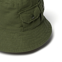 Engineered Garments Explorer HAT Cotton Ripstop OLIVE COTTON RIPSTOP