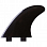 NSP ACC FIN FCS M3 SET 2 Black (l+r) Packaged BLACK