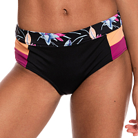 Roxy ACTIVE HIPSTER BIKINI BOTTOMS J ANTHRACITE FLORAL FLOW