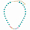 Sporty & Rich Healthy Bead Necklace Pearl/Wh/Blue