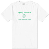 Sporty & Rich Crest T-shirt White