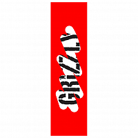 Grizzly Stay Ripping Griptape RED