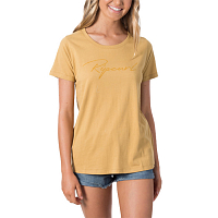 Rip Curl Freestyle Logo TEE GOLD