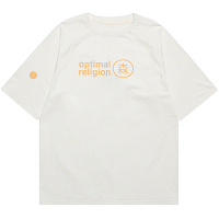 OPTIMAL RELIGION Chest Logo White
