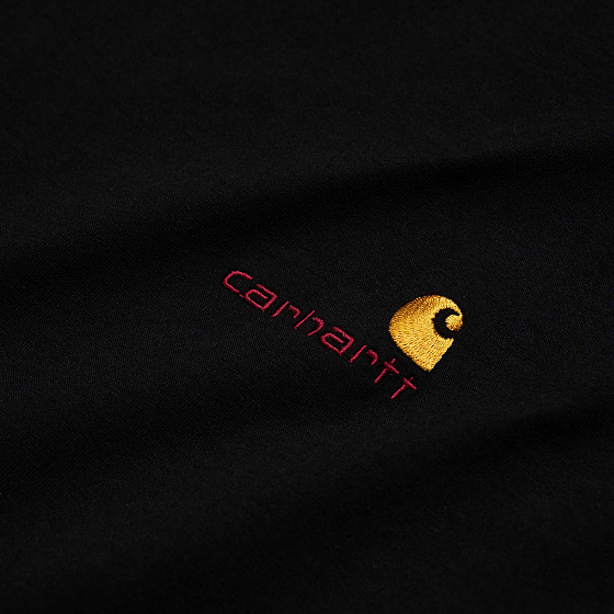 Лонгслив Carhartt WIP L/S American Script T-shirt  A/S от Carhartt WIP в интернет магазине www.traektoria.ru - 2 фото