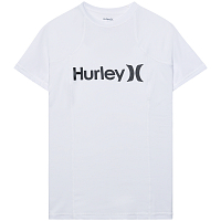 Hurley W ONE & Only Rashguard S/S White