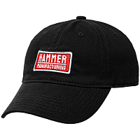 Hammer MFG DAD CAP PURE BLACK