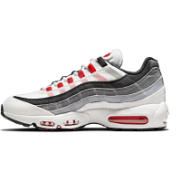 Nike AIR MAX 95 QS SUMMIT WHITE/CHILE RED-OFF NOIR