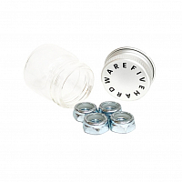 Five Hardware Nuts SILVER