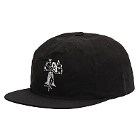 RVCA HULA HANDS SNAPBACK HEADWEAR BLACK