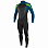 O'neill Youth Epic 5/4 Back ZIP Full BLACK/ULTRA BLUE/DAYGLO