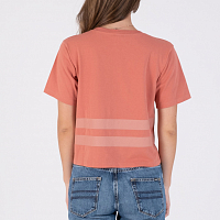 Hurley W Oceancare Washed College SS Tee PINK