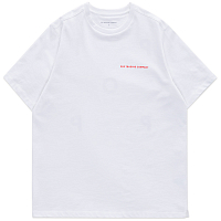 Pop Trading Company Logo T-shirt white/pionciana