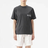 And Wander × District Vision SS T Charcoal
