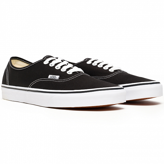 black vans authentic